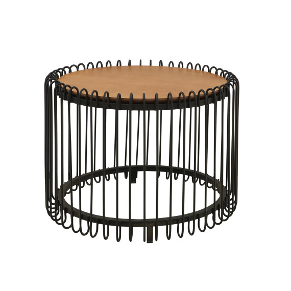 журнальный стол HOBEL SABINE M-60 F597 BLACK KAJURA AREX (1)